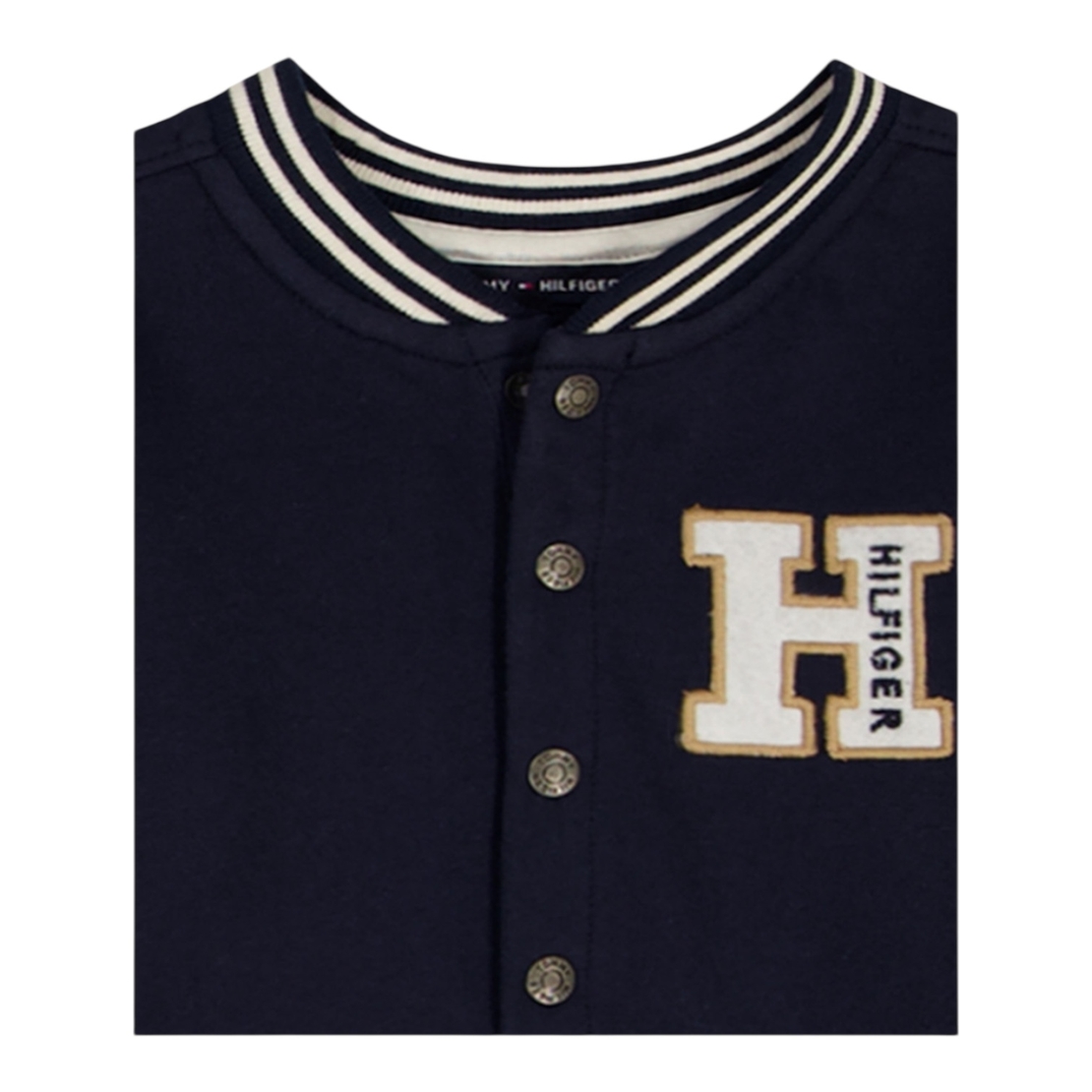 אוברול Tommy Hilfiger ספורטיבי פליז כחול כהה