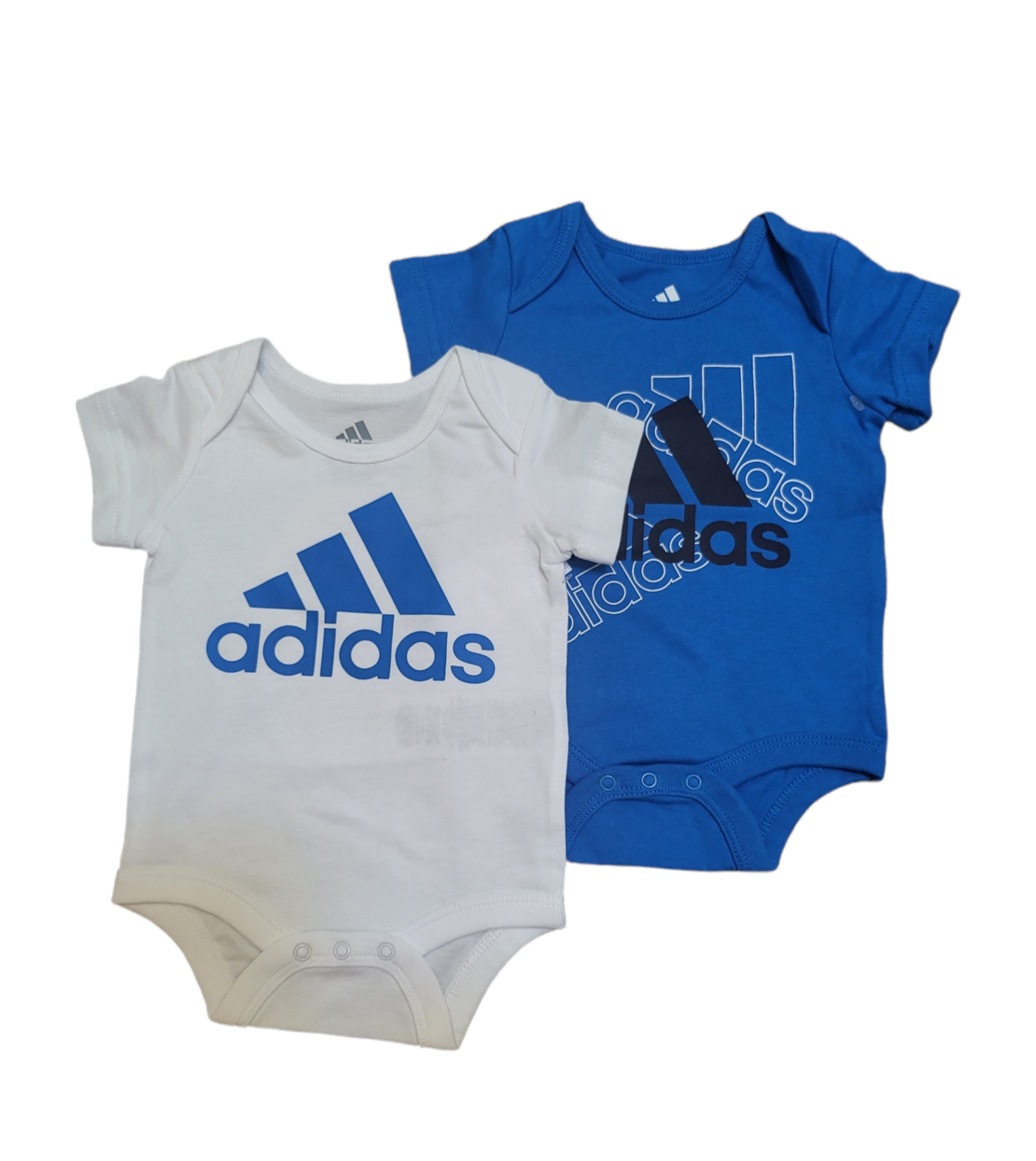 מארז זוג בגדי גוף adidas כחול ים לבן