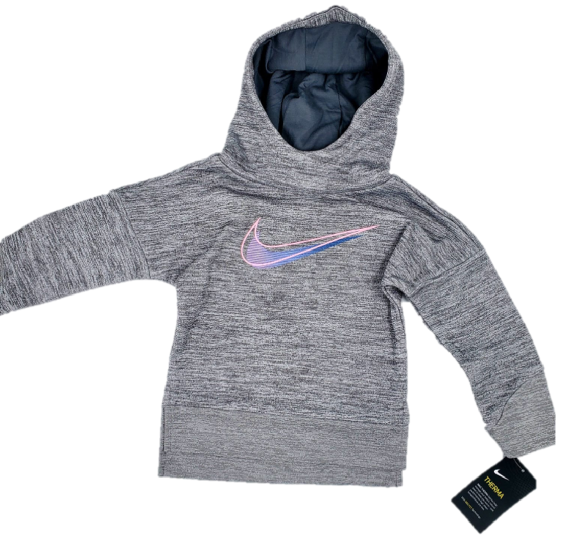 חולצת קפוצ'ון NIKE אפורה סימון וי במרכז