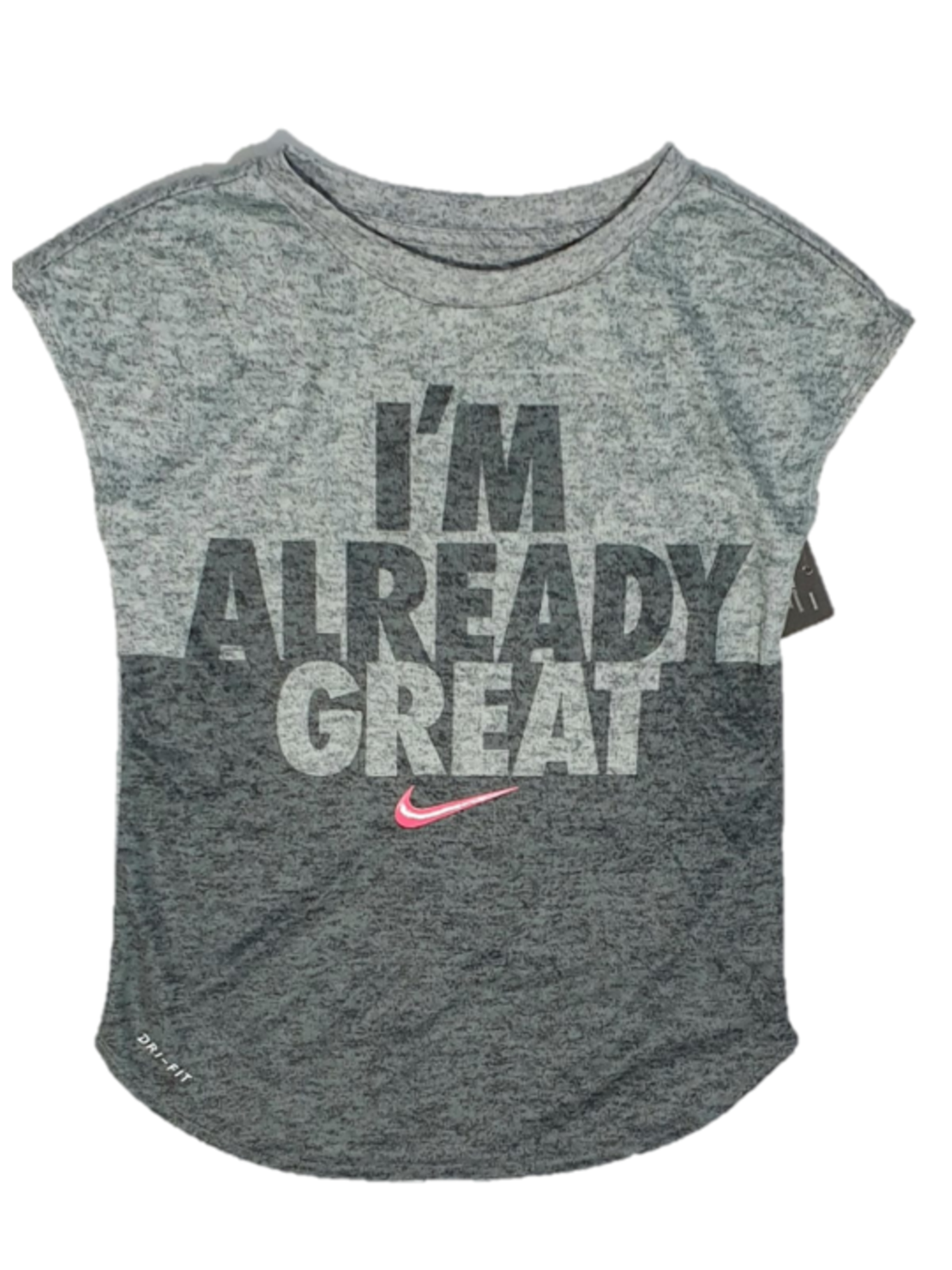 חולצת NIKE דרייפיט אפורה I'M ALREADY GREAT