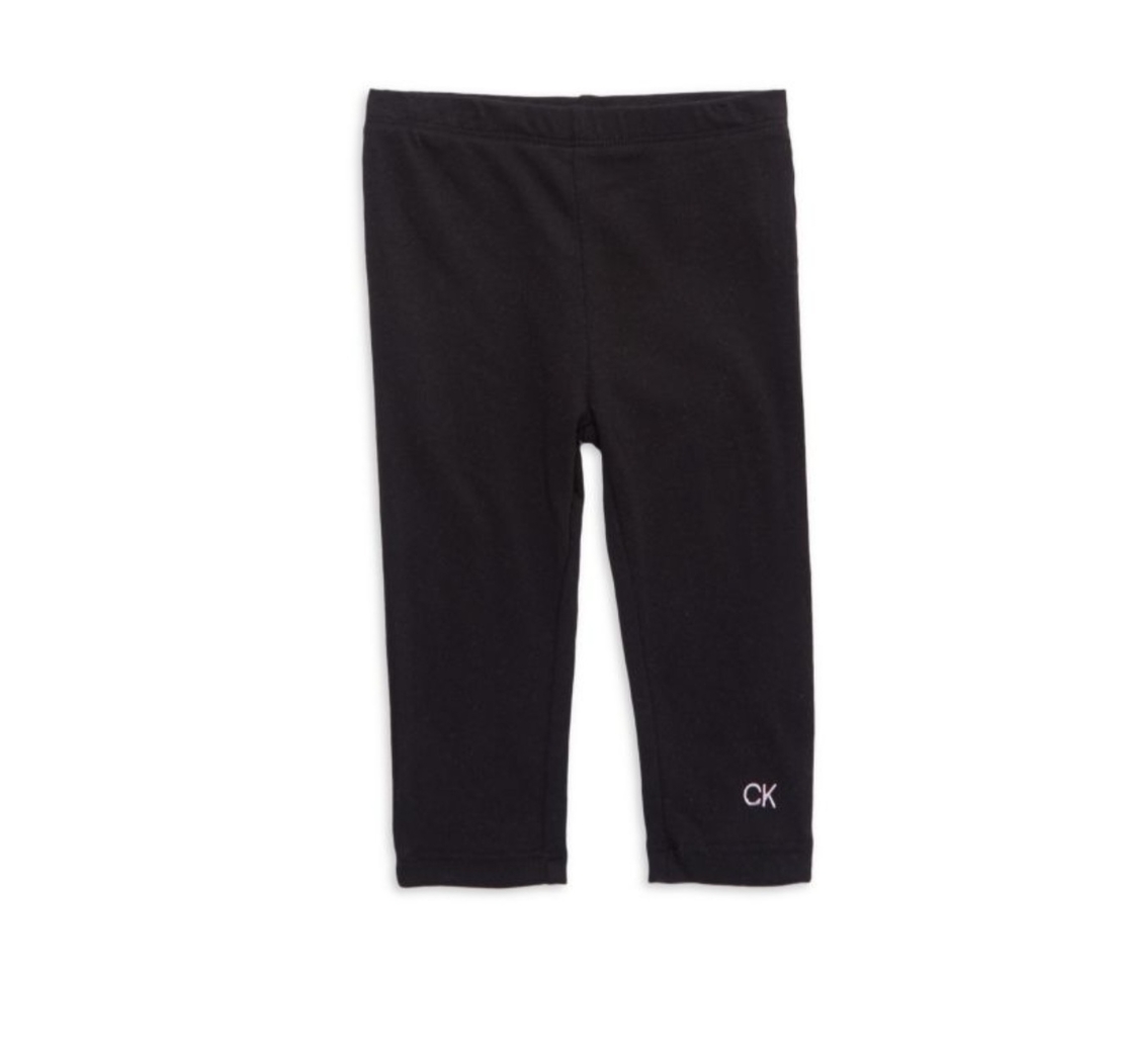חליפת 3 חלקים Calvin klein לבן וסט ורוד בייבי