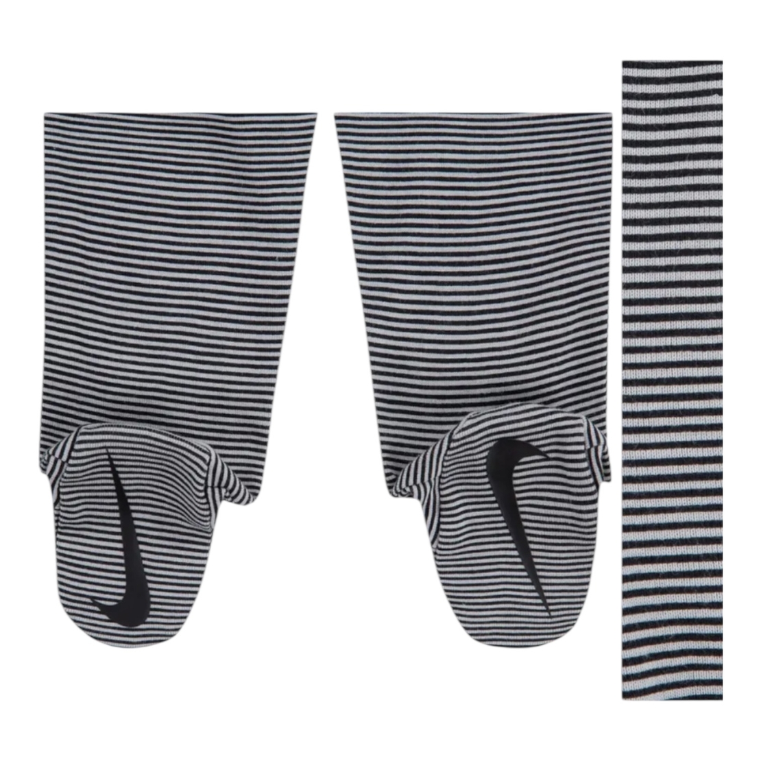 חליפת מכנס NIKE שחור לבן פסים JUST DO IT  וכובע תואם