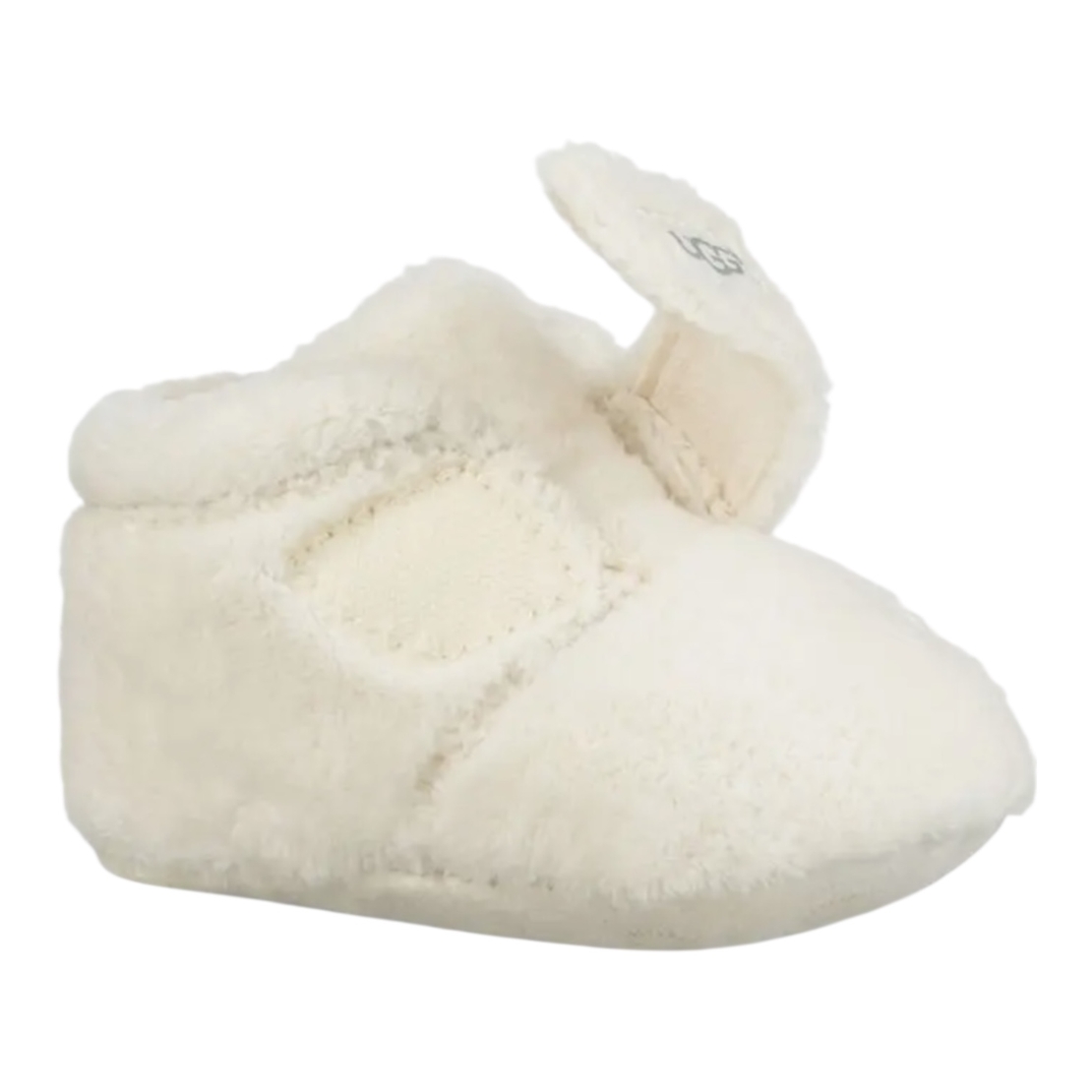 מארז שמיכה ונעלי תינוק UGG לבן וניל