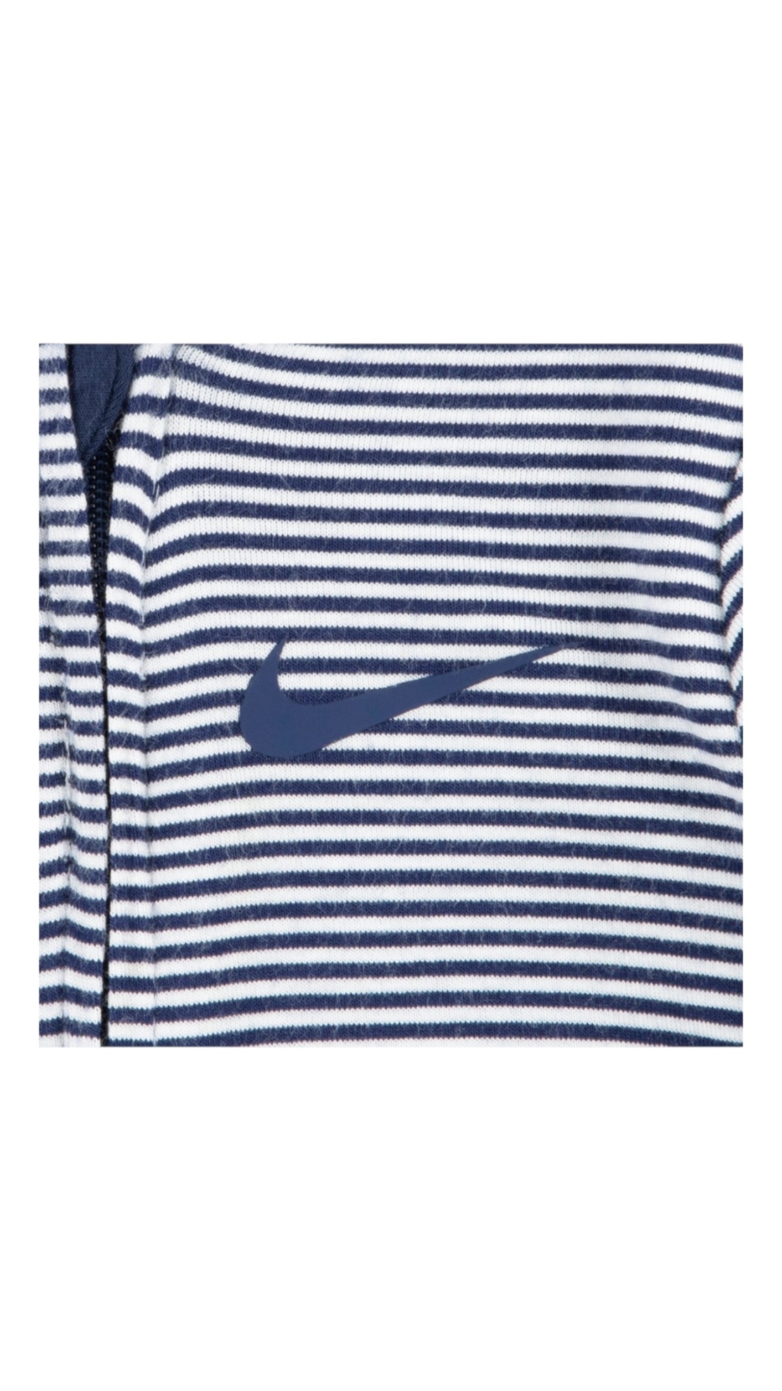 אוברול NIKE קליל ודק מבד ויסקוזה כחול לבן ארוך פסים