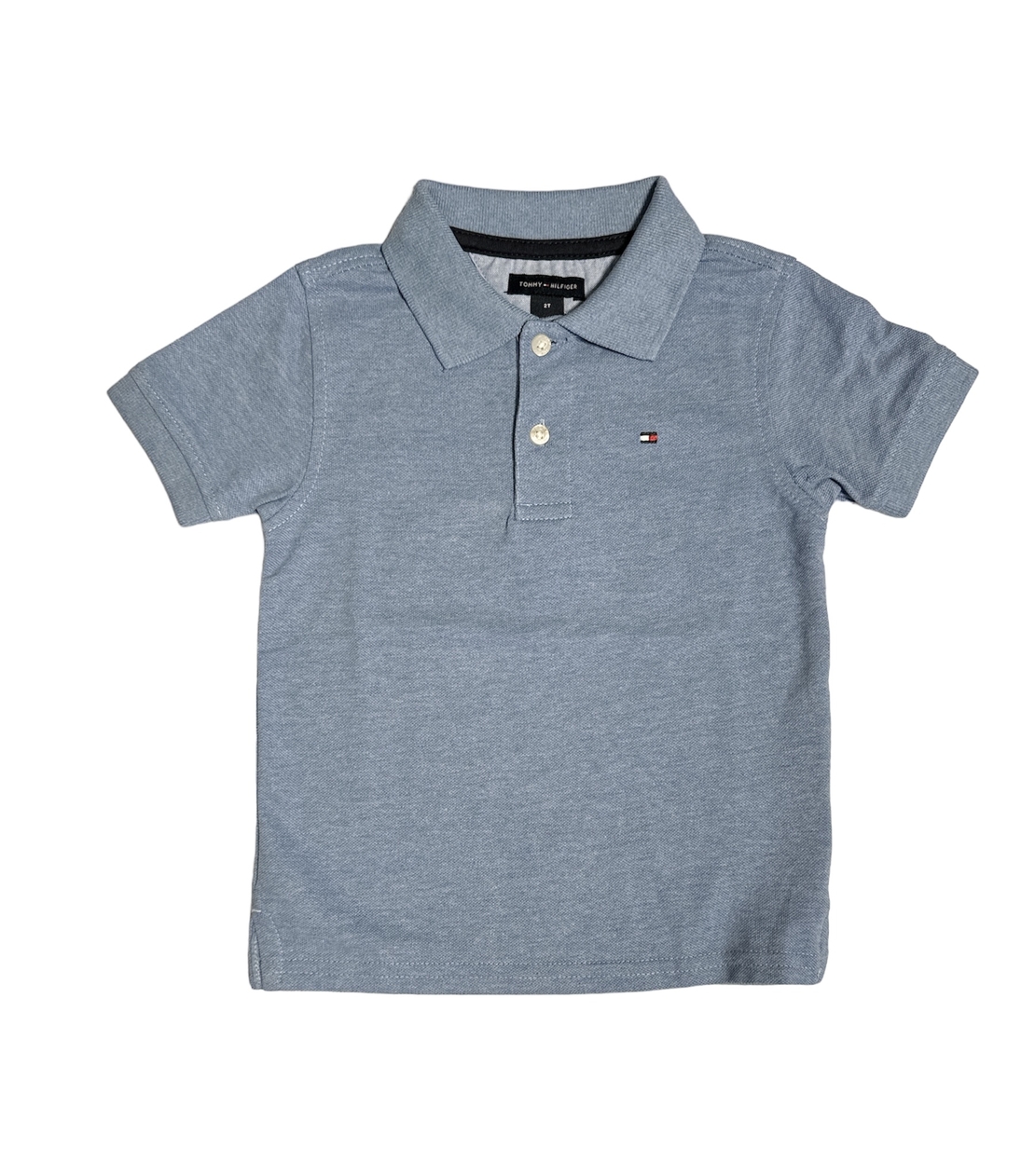 חולצת Tommy hilfiger פולו תכלת 2 כפתורים