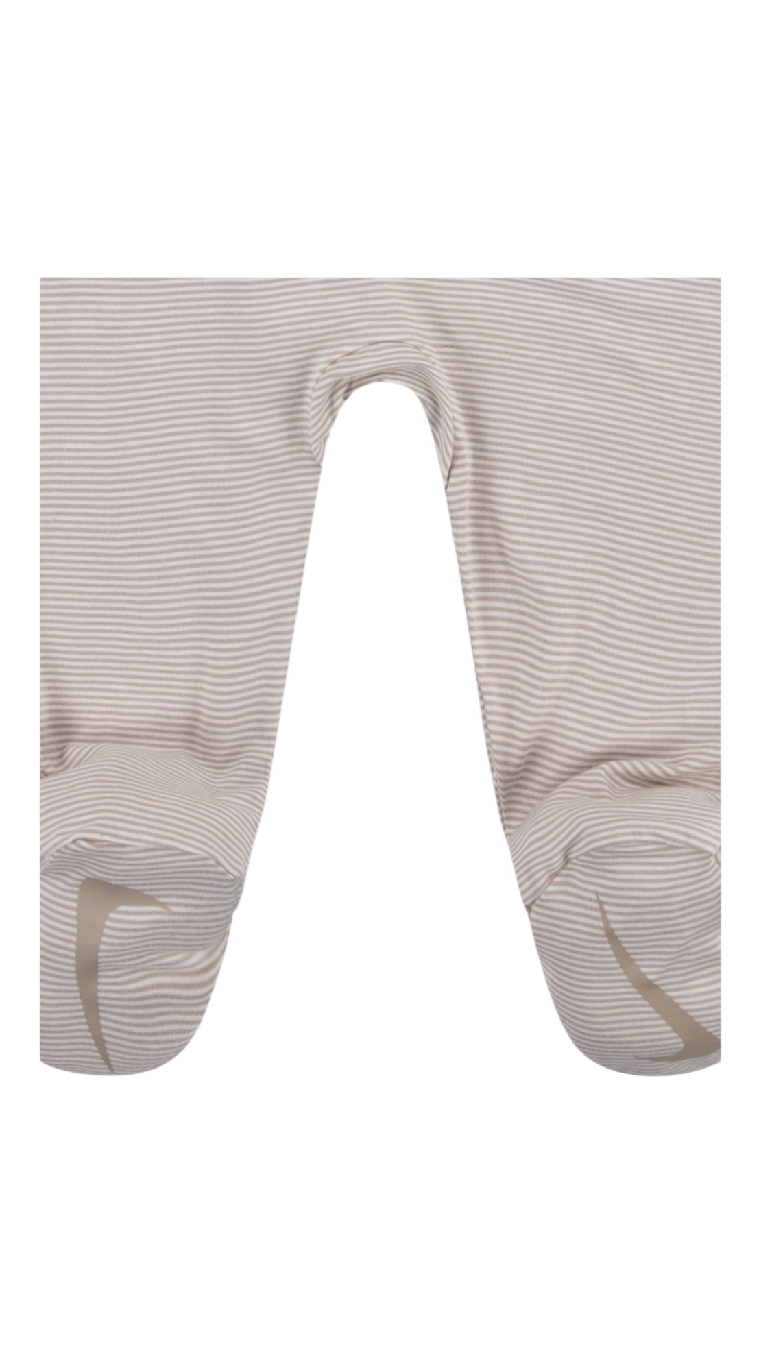 אוברול NIKE בז' פסים קליל ודק מבד ויסקוזה