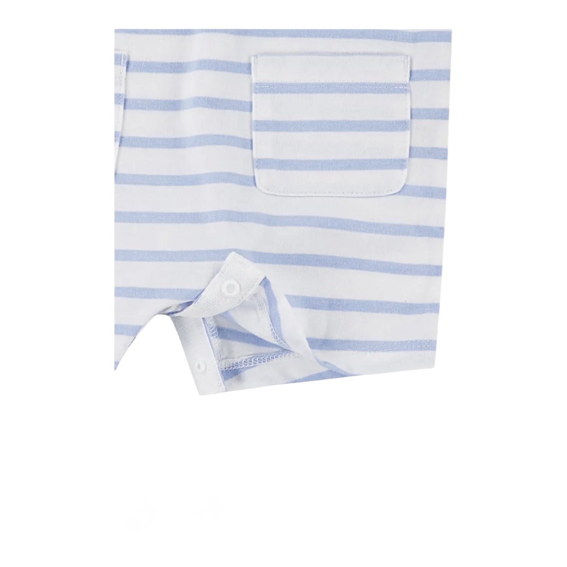 מארז זוג אוברולים NIKE תכלת ולבן פסים גופייה קצר וגופייה ארוך NB