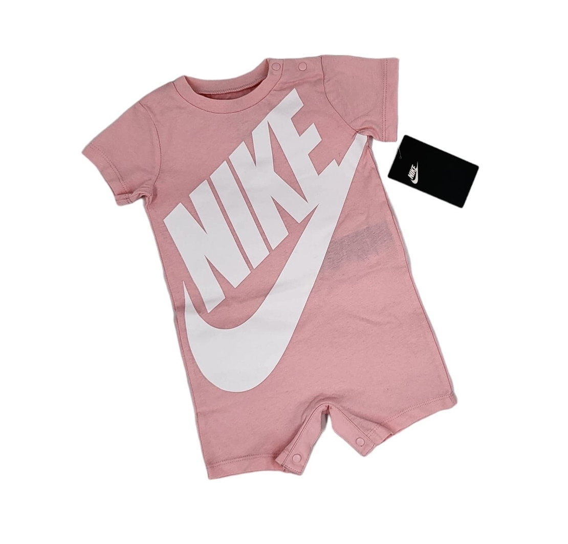 אוברול NIKE ורוד בייבי קצר לוגו גדול