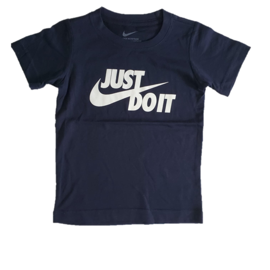 חולצת nike כחול כהה לוגו just do it בלבן
