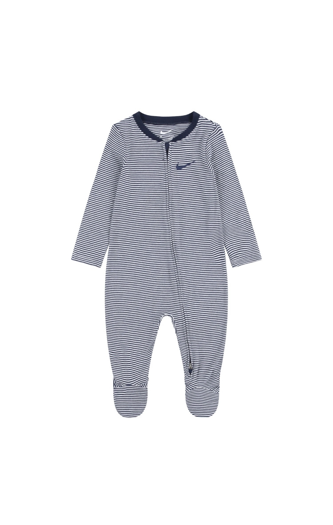 אוברול NIKE קליל ודק מבד ויסקוזה כחול לבן ארוך פסים