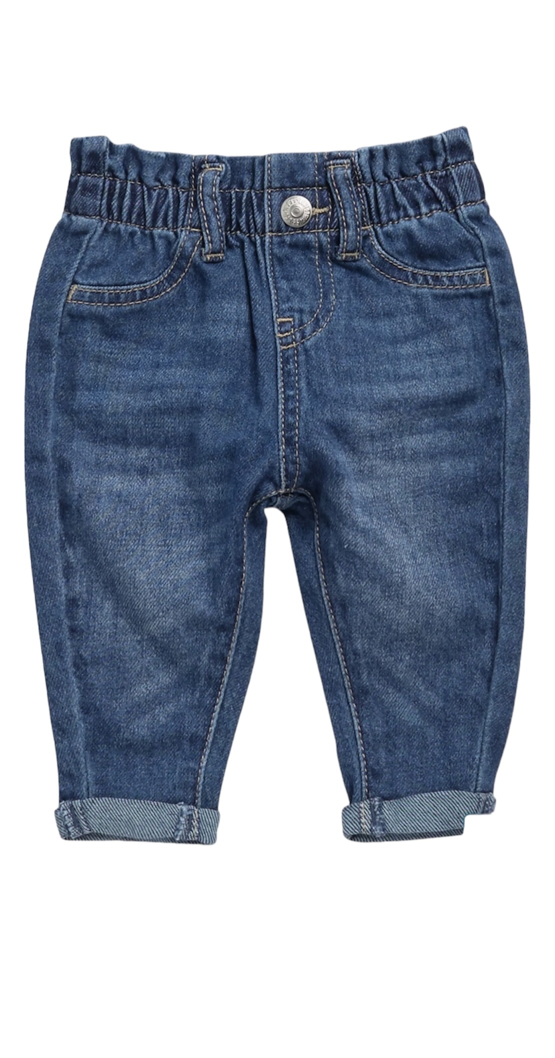 מכנס ג׳ינס Levi’s בייבי כחול כיווץ במותן