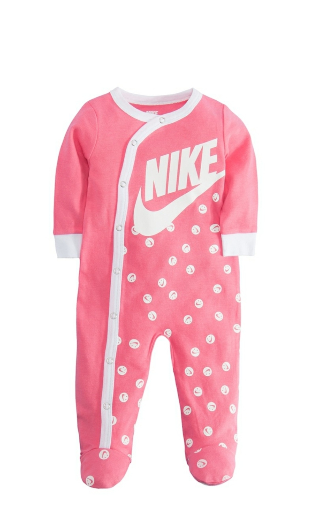 אוברול NIKE ארוך סמיילי ורוד