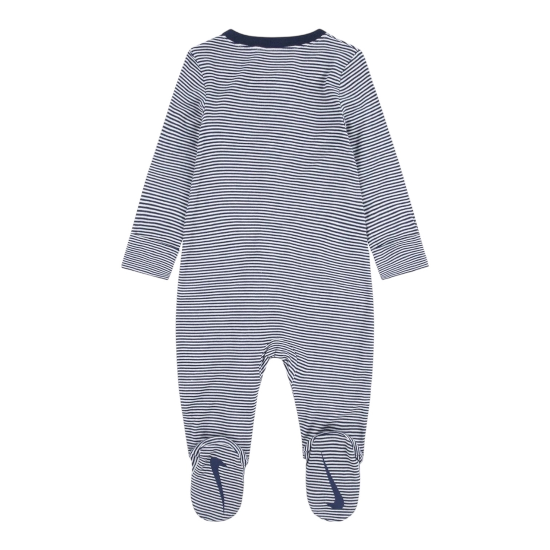 אוברול NIKE קליל ודק מבד ויסקוזה כחול לבן ארוך פסים