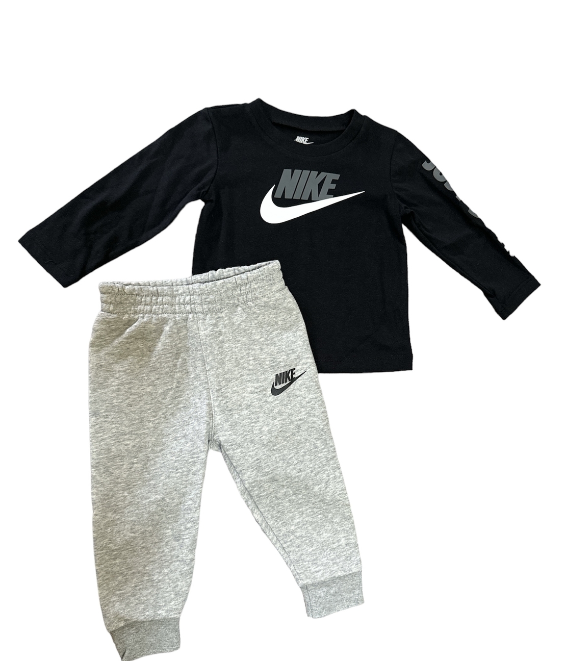 חליפת מכנס Nike בייבי שחור אפור מעבר