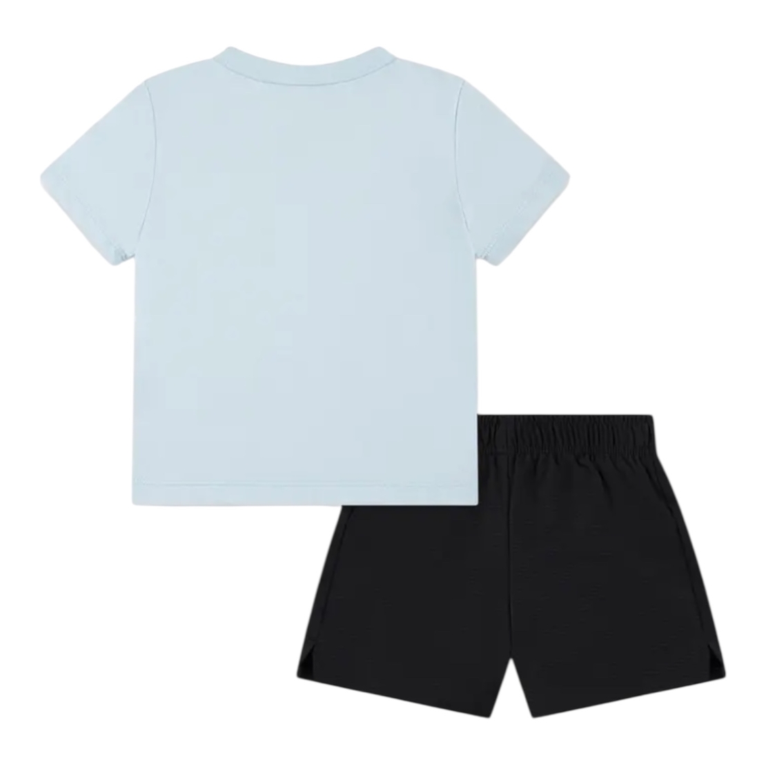 חליפת מכנס NIKE דרייפיט תכלת שחור קצרה