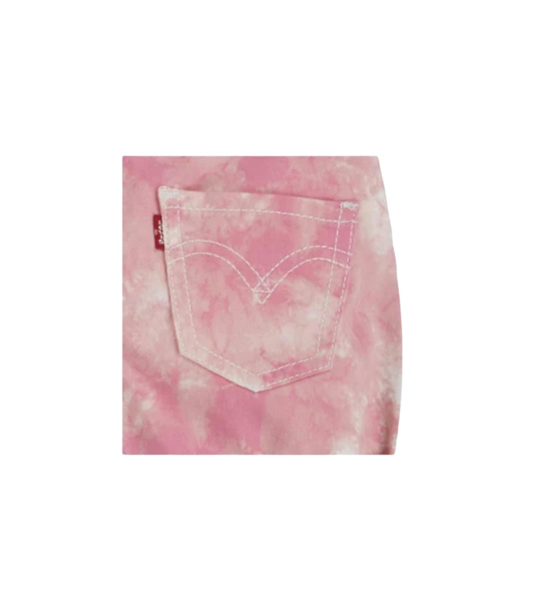אוברול LEVI'S בייבי ורוד עננים קצר