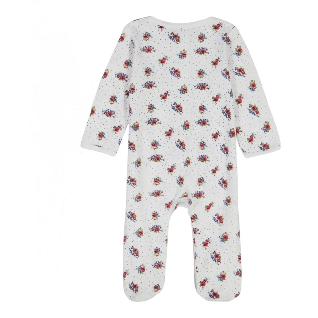 אוברול TOMMY HILFIGER לבן פרחוני