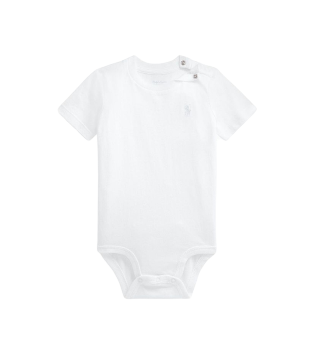 בגד גוף Ralph lauren בייבי לבן ג'רזי כותנה