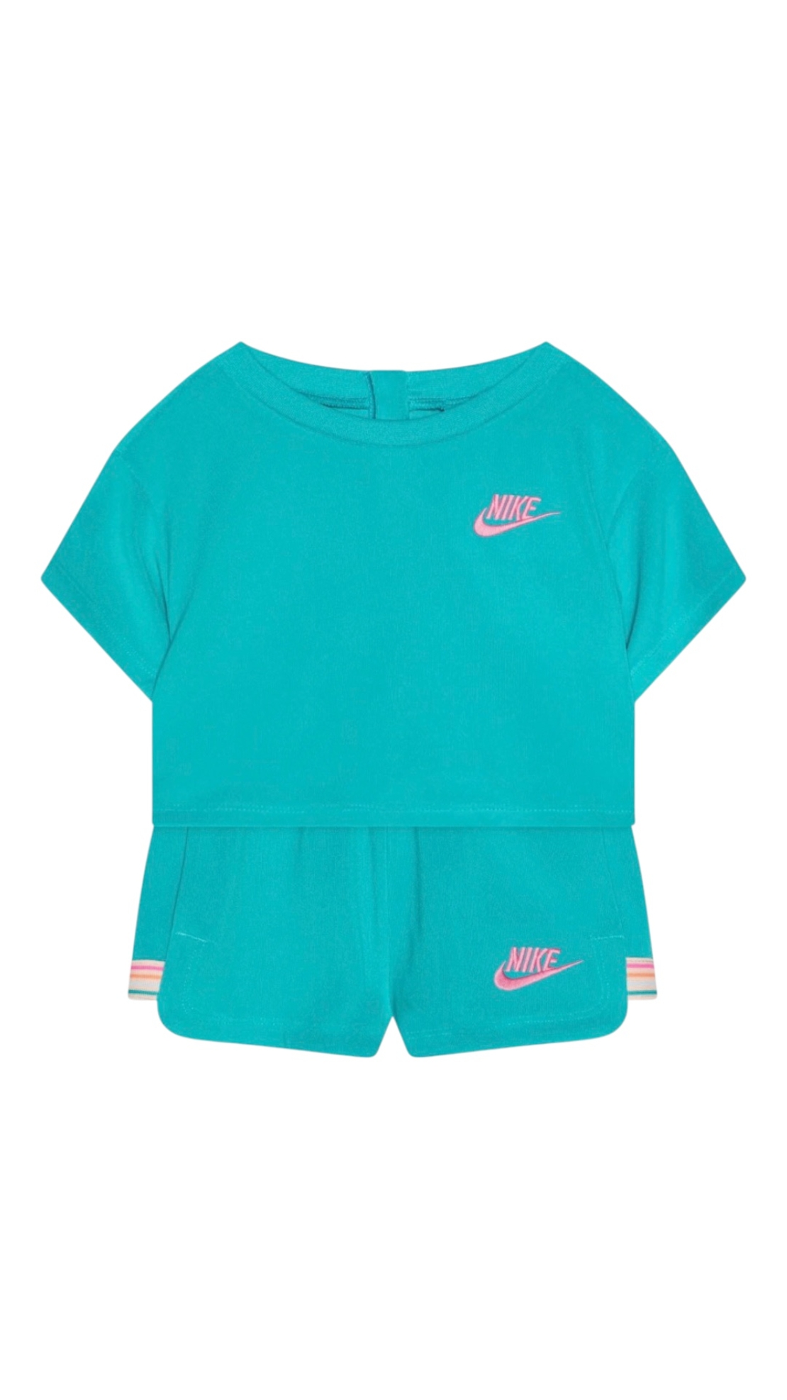 חליפת מכנס NIKE טורקיז קצרה