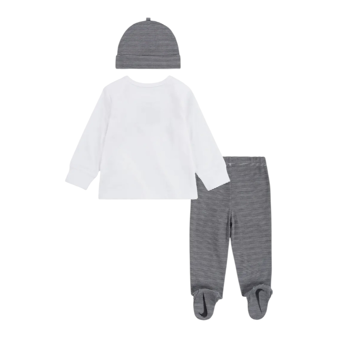 חליפת מכנס NIKE שחור לבן פסים JUST DO IT  וכובע תואם