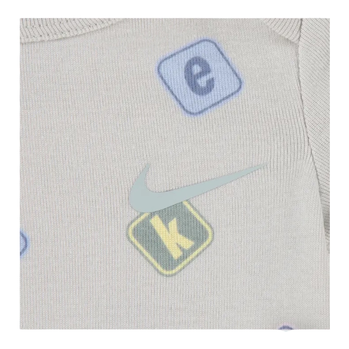 מארז 3 בגדי גוף קצר טורקיז אפור לבן