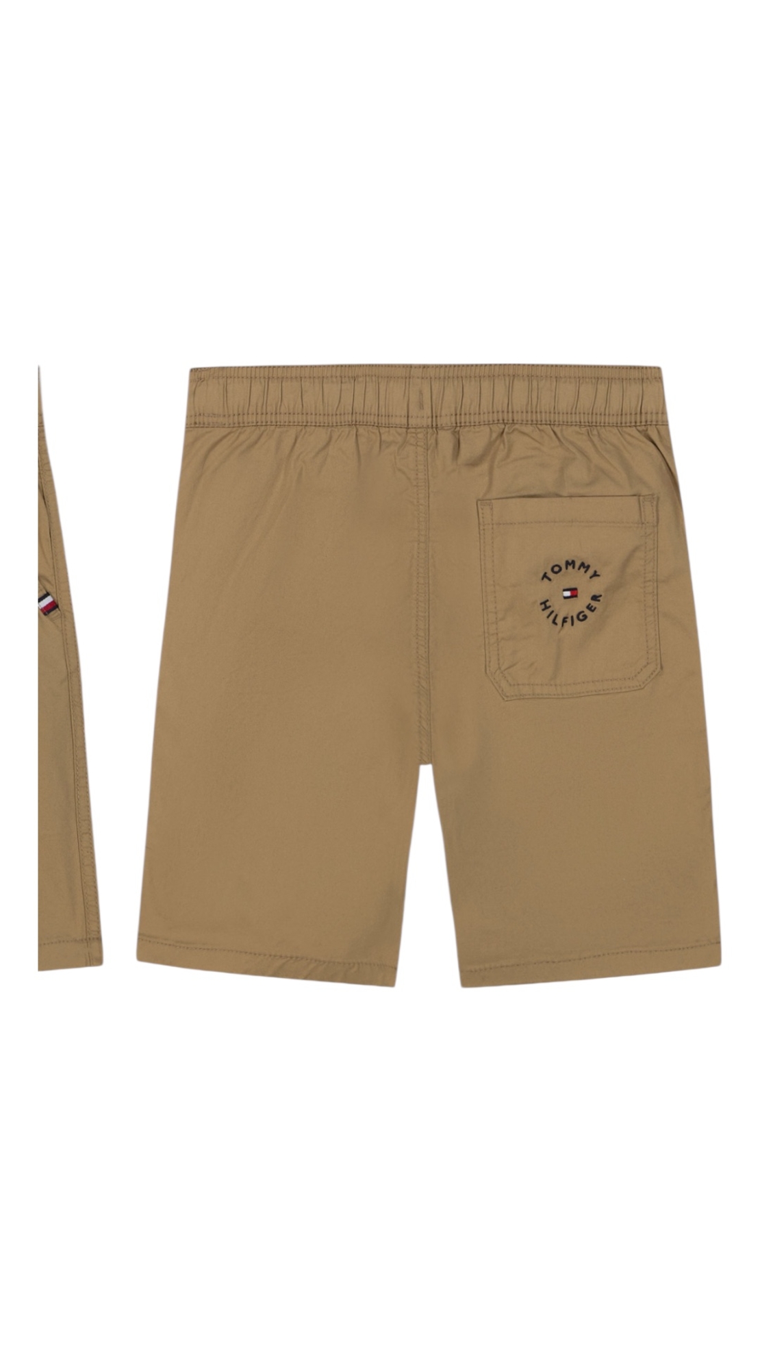 מכנס Tommy hilfiger חום שרוך לוגו בצידי הכיס