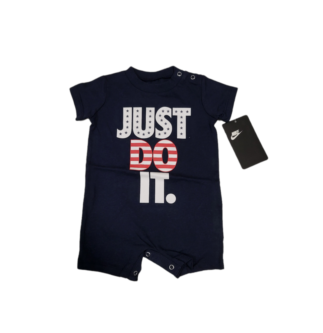 אוברול NIKE כחול קצר JUST DO IT צבעי אמריקה