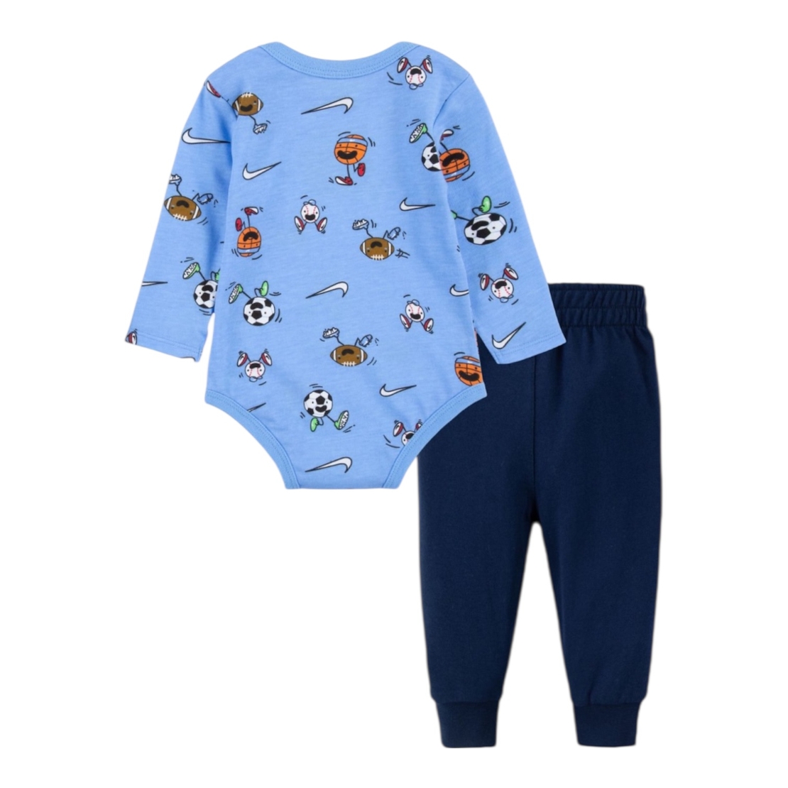 חליפת מכנס NIKE מעבר בגד גוף ומכנסיים ארוך כחול תכלת בייסבול