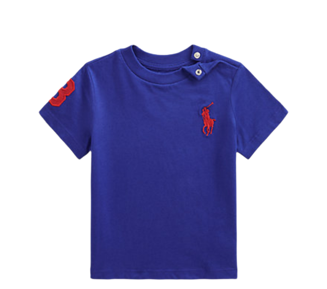 חולצת Ralph lauren בייבי ספורטיבי פוני גדול כחול