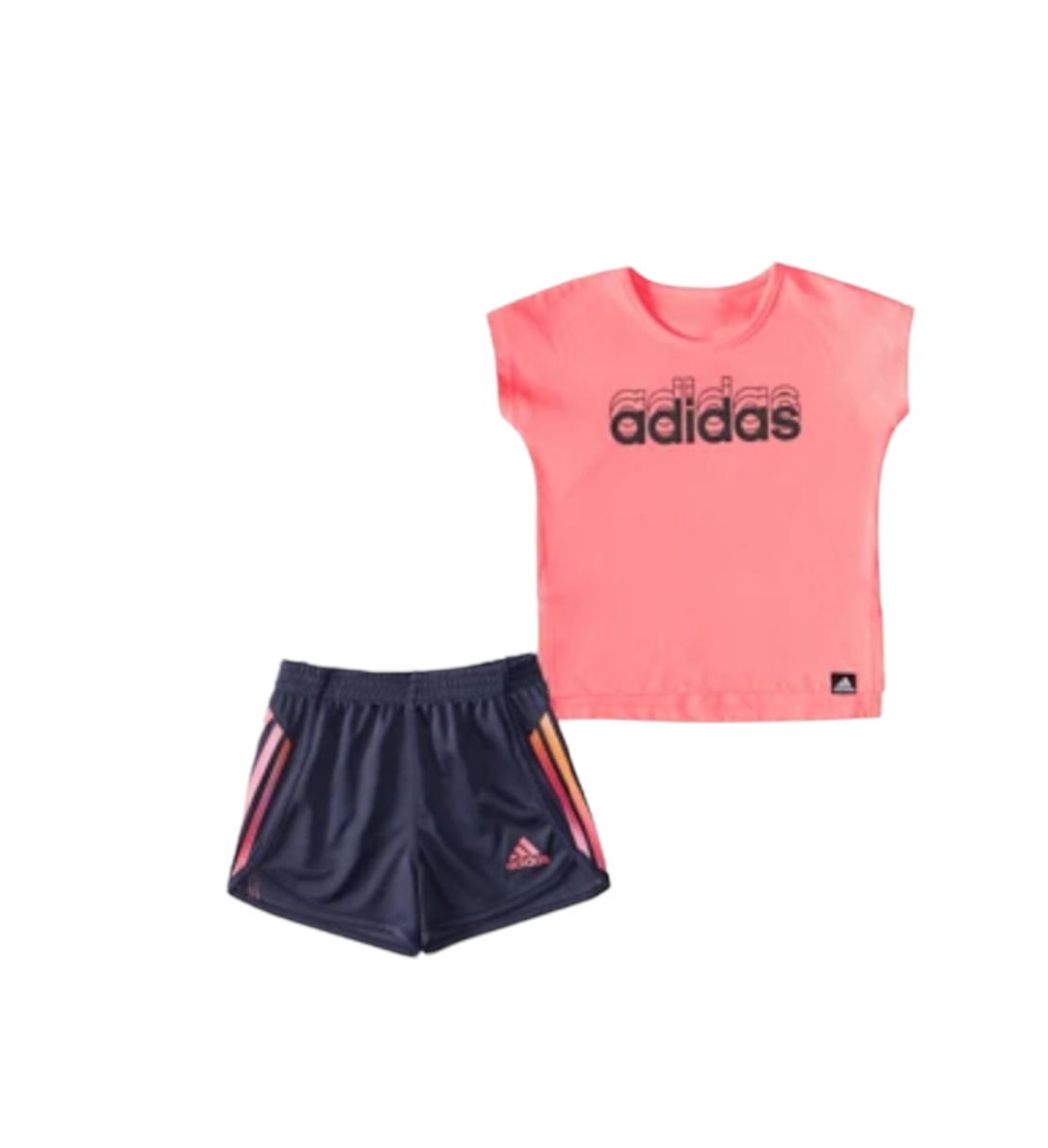 חליפת מכנס adidas בייבי אפרסק שחור