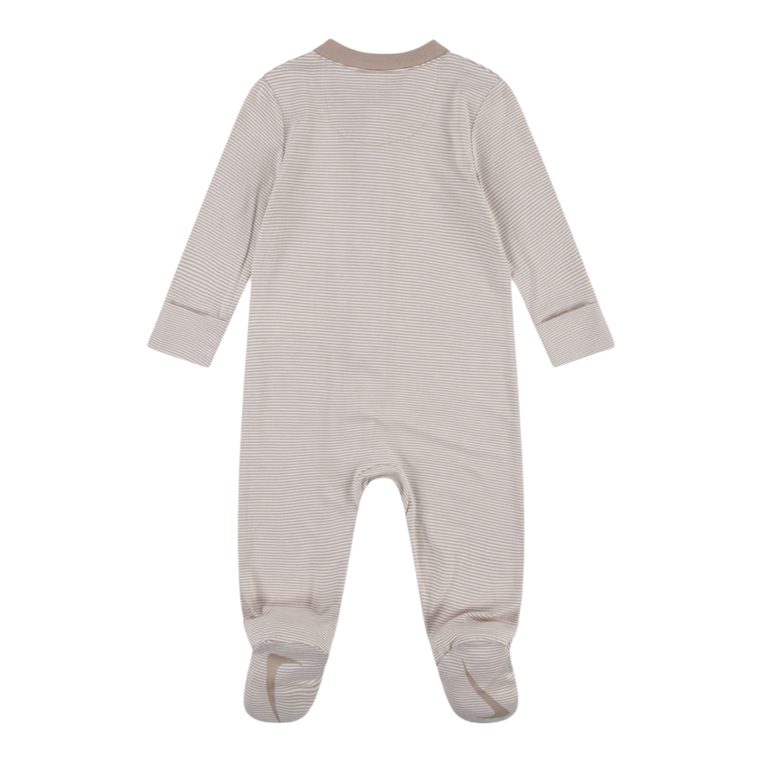 אוברול NIKE בז' פסים קליל ודק מבד ויסקוזה