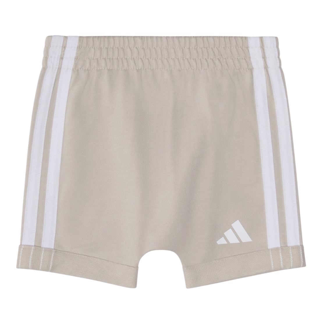 חליפת מכנס ADIDAS בז' קצרה בגד גוף מכנס חיתול