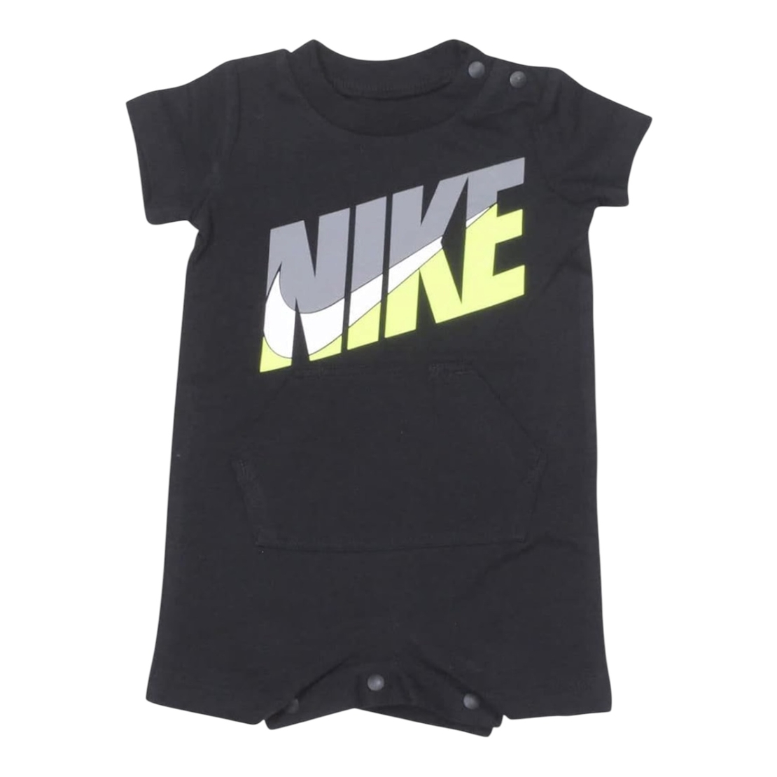 אוברול NIKE שחור כיתוב NIKE בזוהר