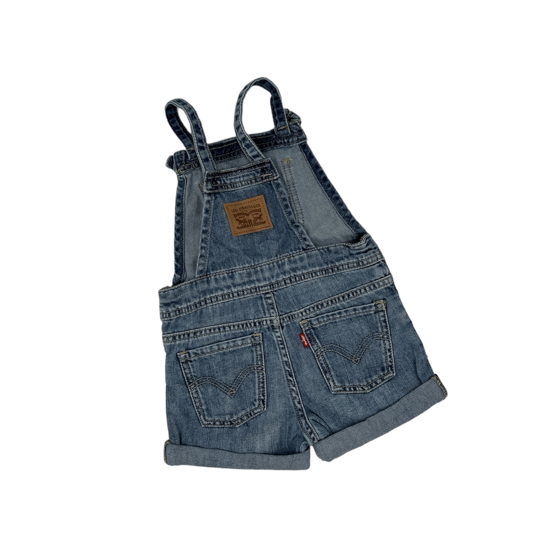 אוברול ג'ינס Levi's כחול מכפלת מגולגלת