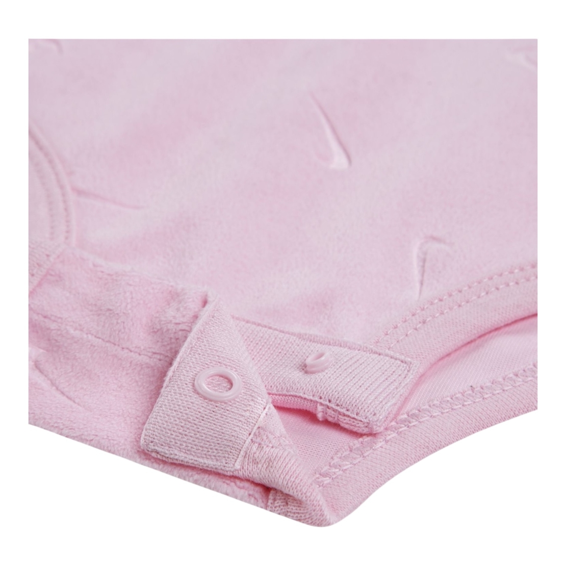 חליפת מכנס NIKE קטיפה ורוד בייבי בגד גוף ומכנסיים