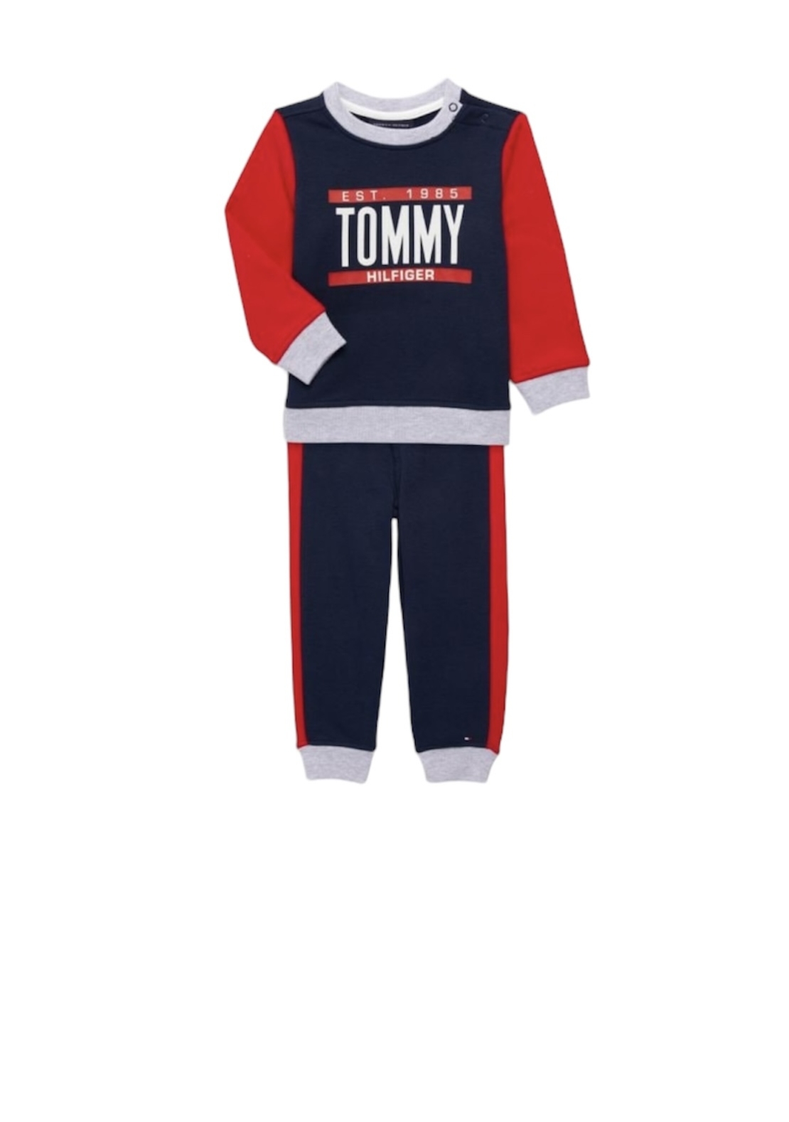 חליפת מכנס Tommy Hilfiger בייבי אדום כחול
