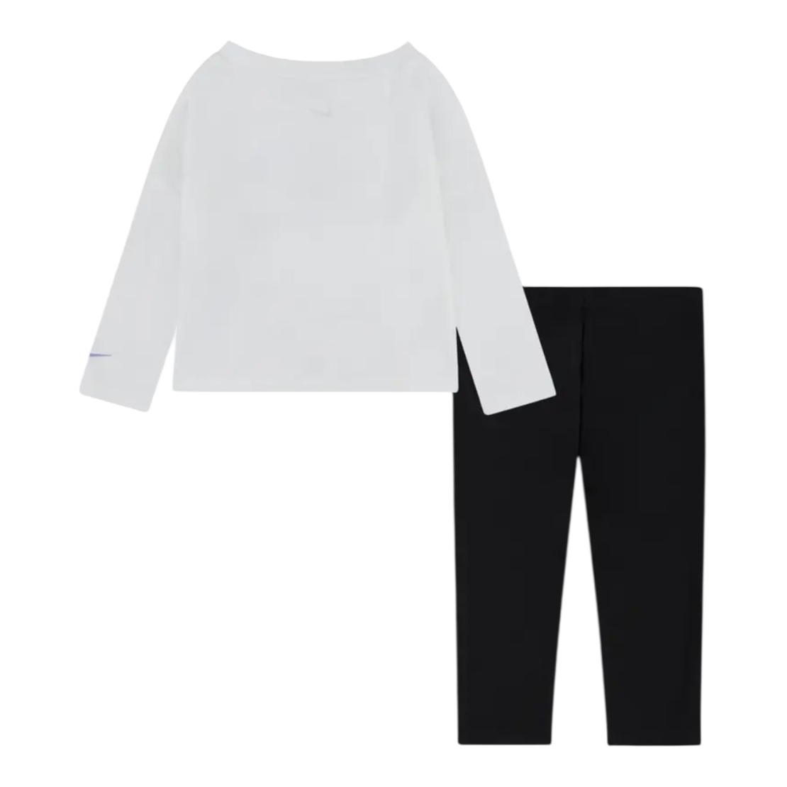 חליפת מכנס NIKE חולצת קשירה שחור לבן