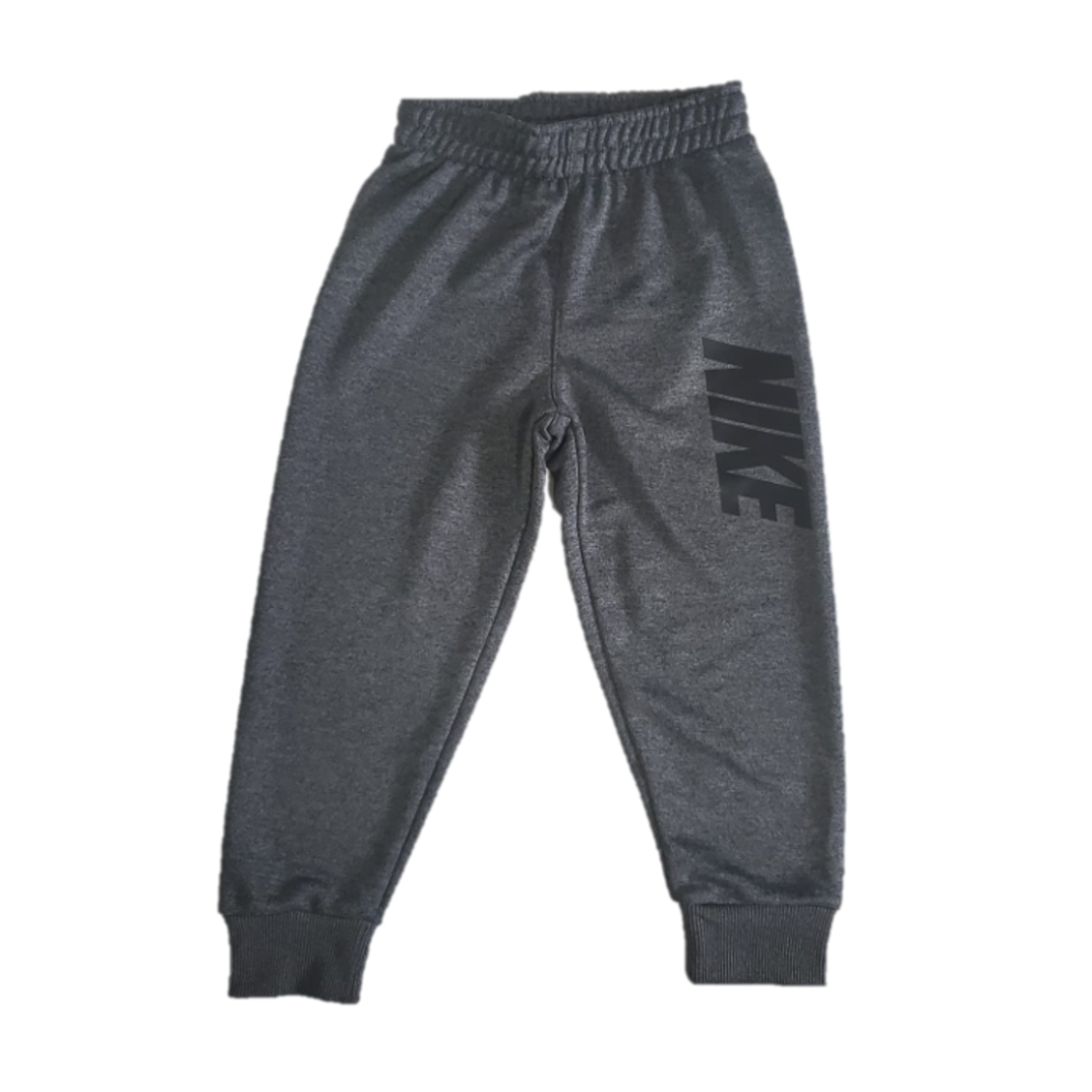מכנס NIKE ארוך אפור עכבר כיתוב בשחור בצד