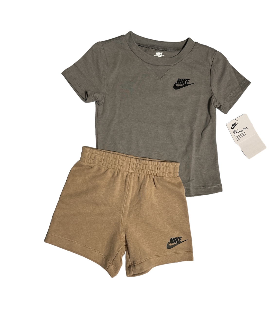 חליפת מכנס NIKE אפור ירוק זית מכנס חום