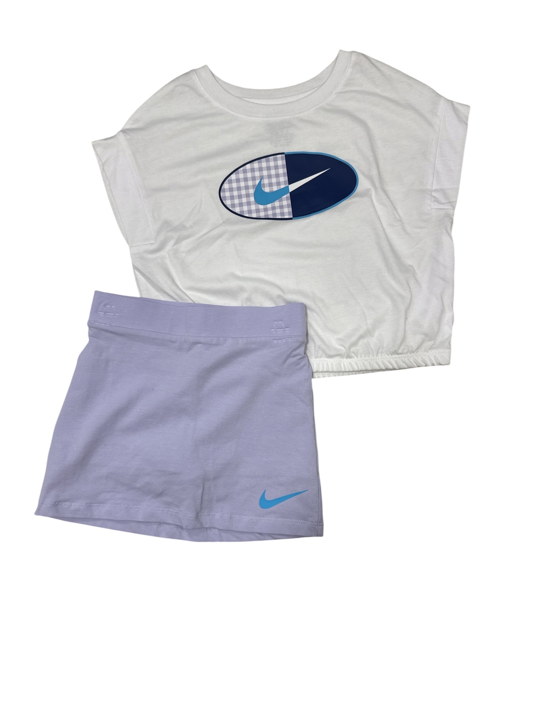 חליפת חצאית NIKE סגול לבן