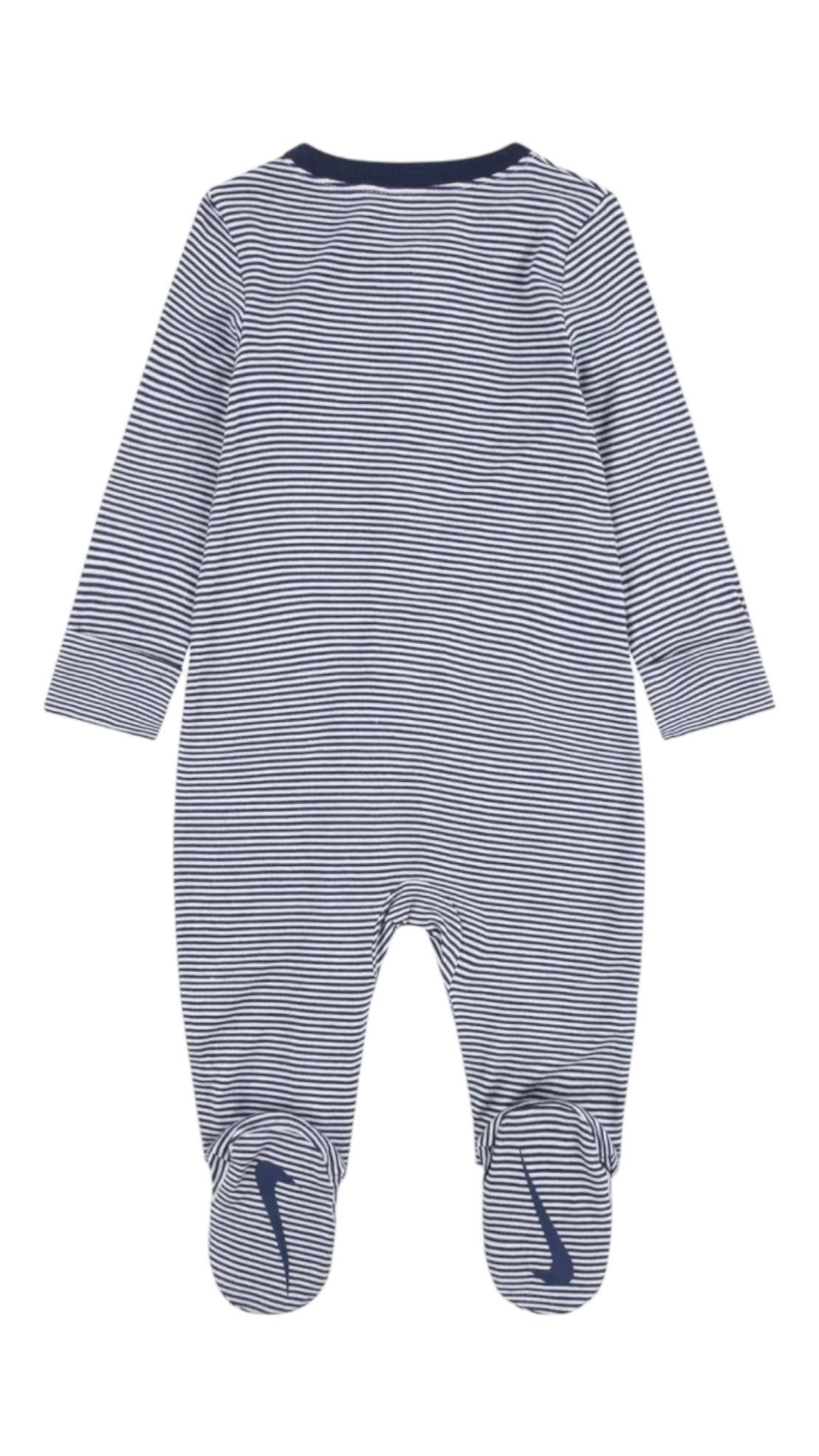 אוברול NIKE קליל ודק מבד ויסקוזה כחול לבן ארוך פסים