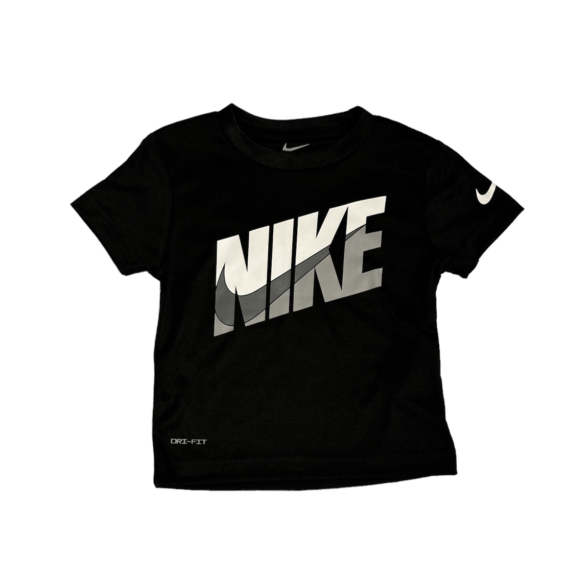 חולצת NIKE דרייפיט שחורה כיתוב לוגו במרכז