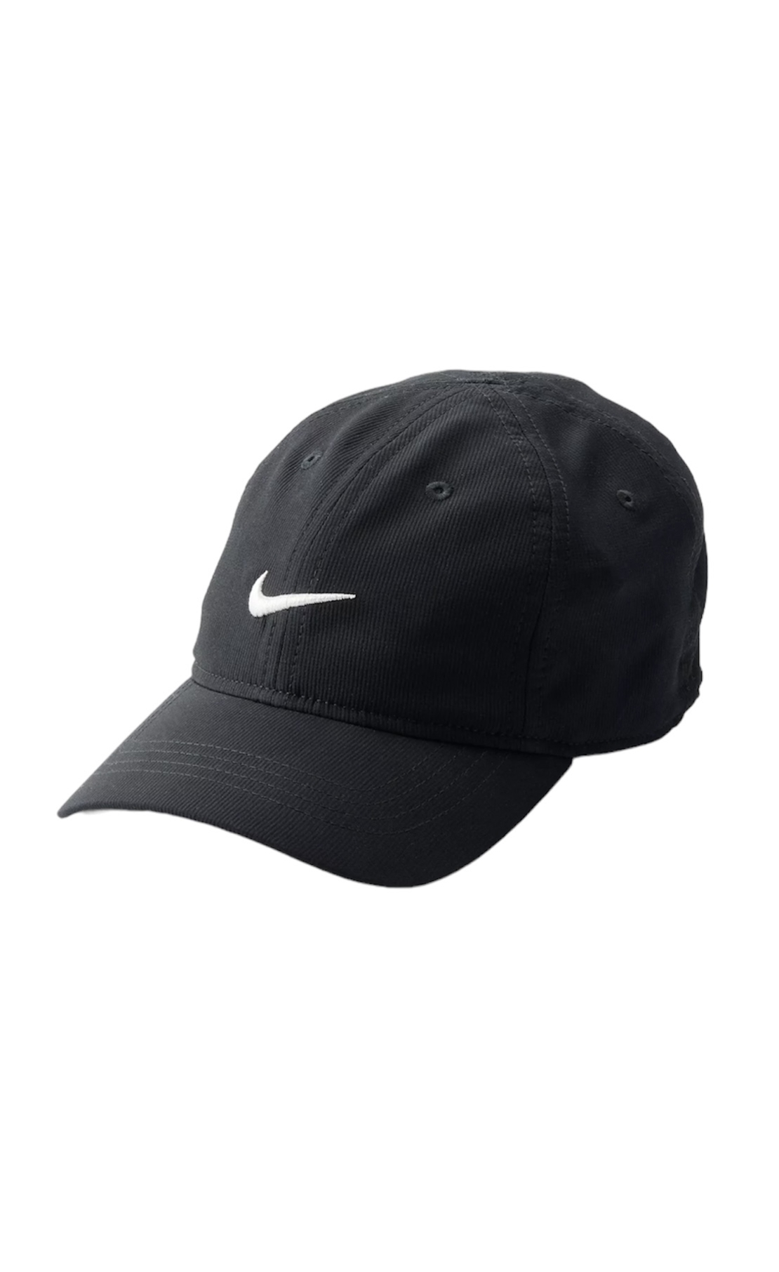 כובע מצחייה NIKE שחור סימון לוגו מקדימה בלבן מידה 12-24 חודשים