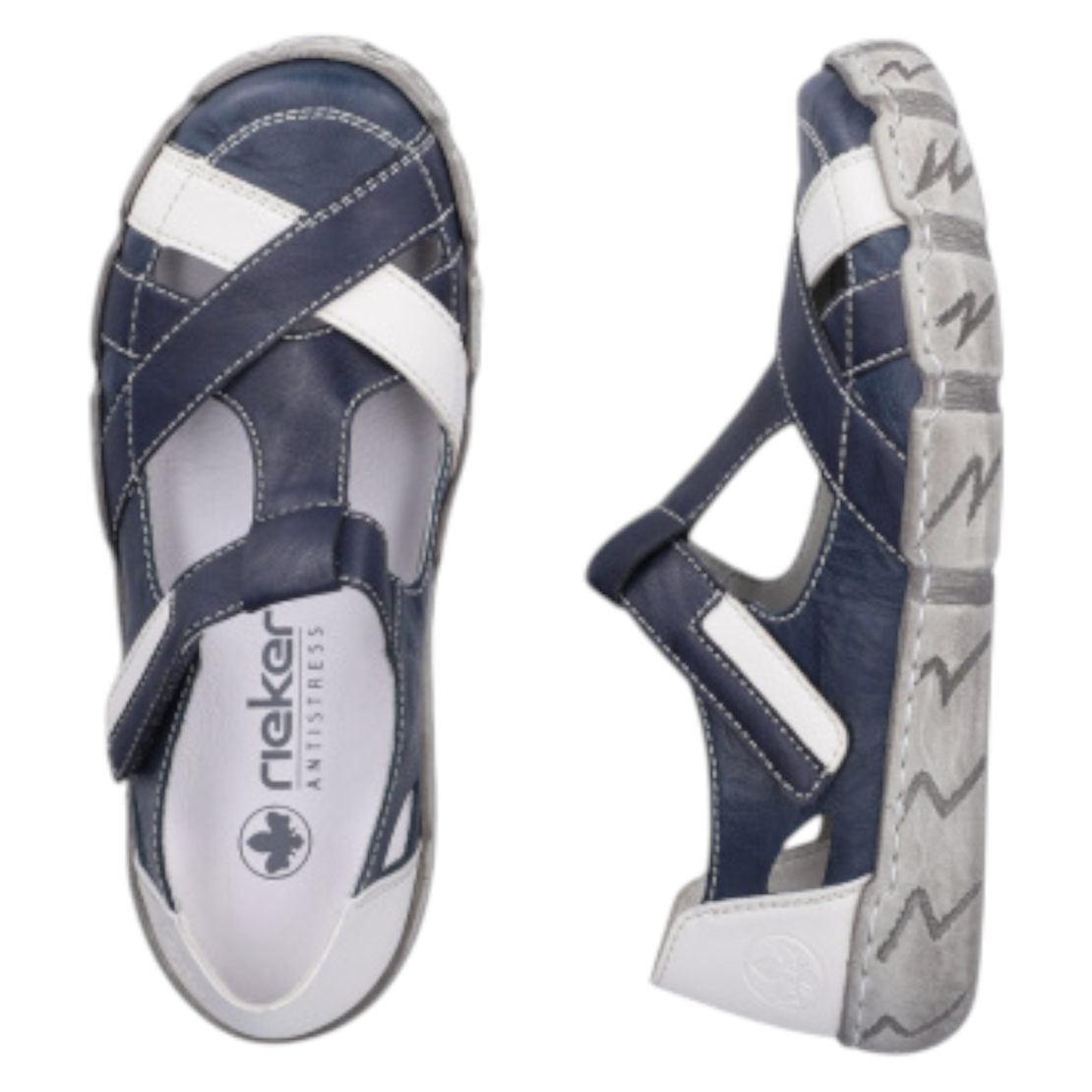 נעל בובה נוחות לנשים אנטומי Rieker דגם L0378-14 עד מידה 42