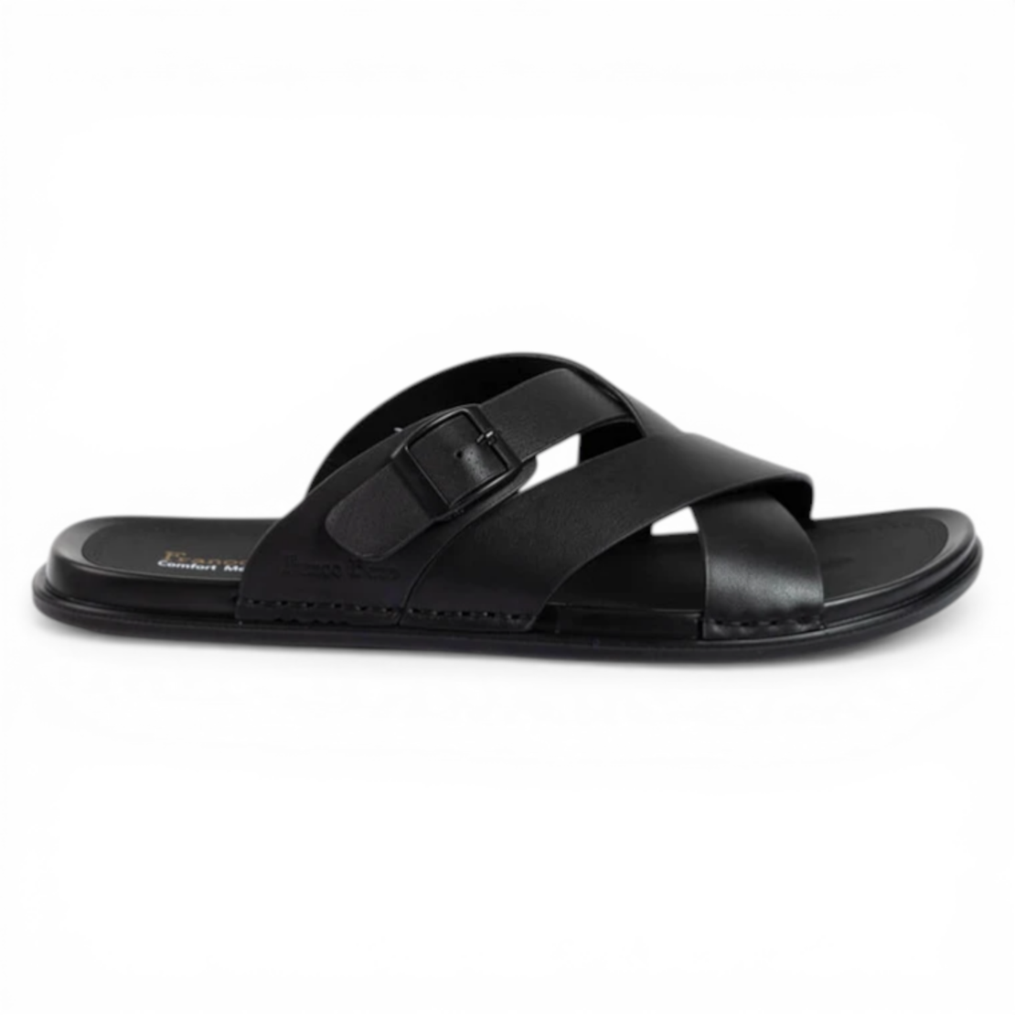 כפכפים לגברים אלגנט 7005 שחור FRANCO BANE