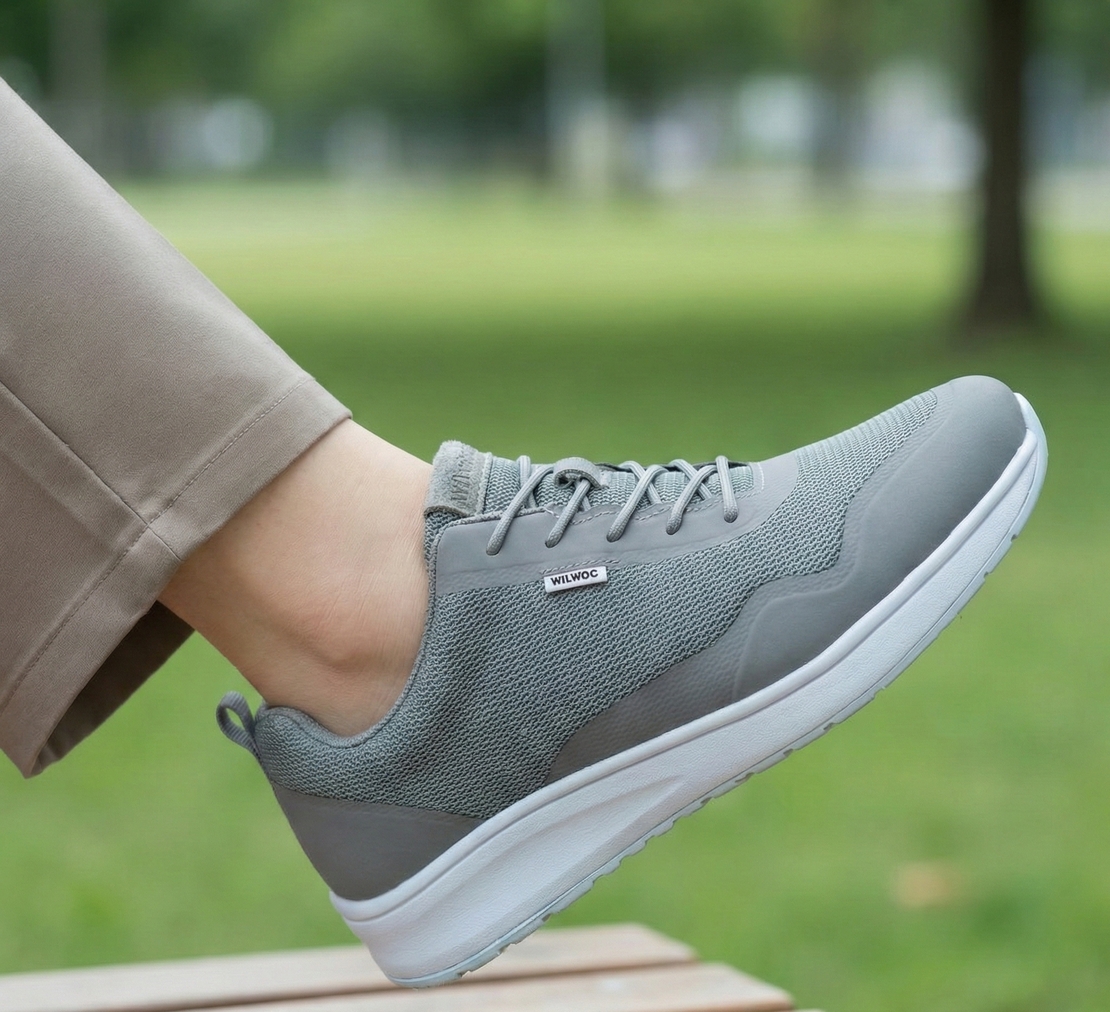 WILWOC FM2015 - נעל הליכה רכה לנשים וגברים, מקל על כאבי דורבן