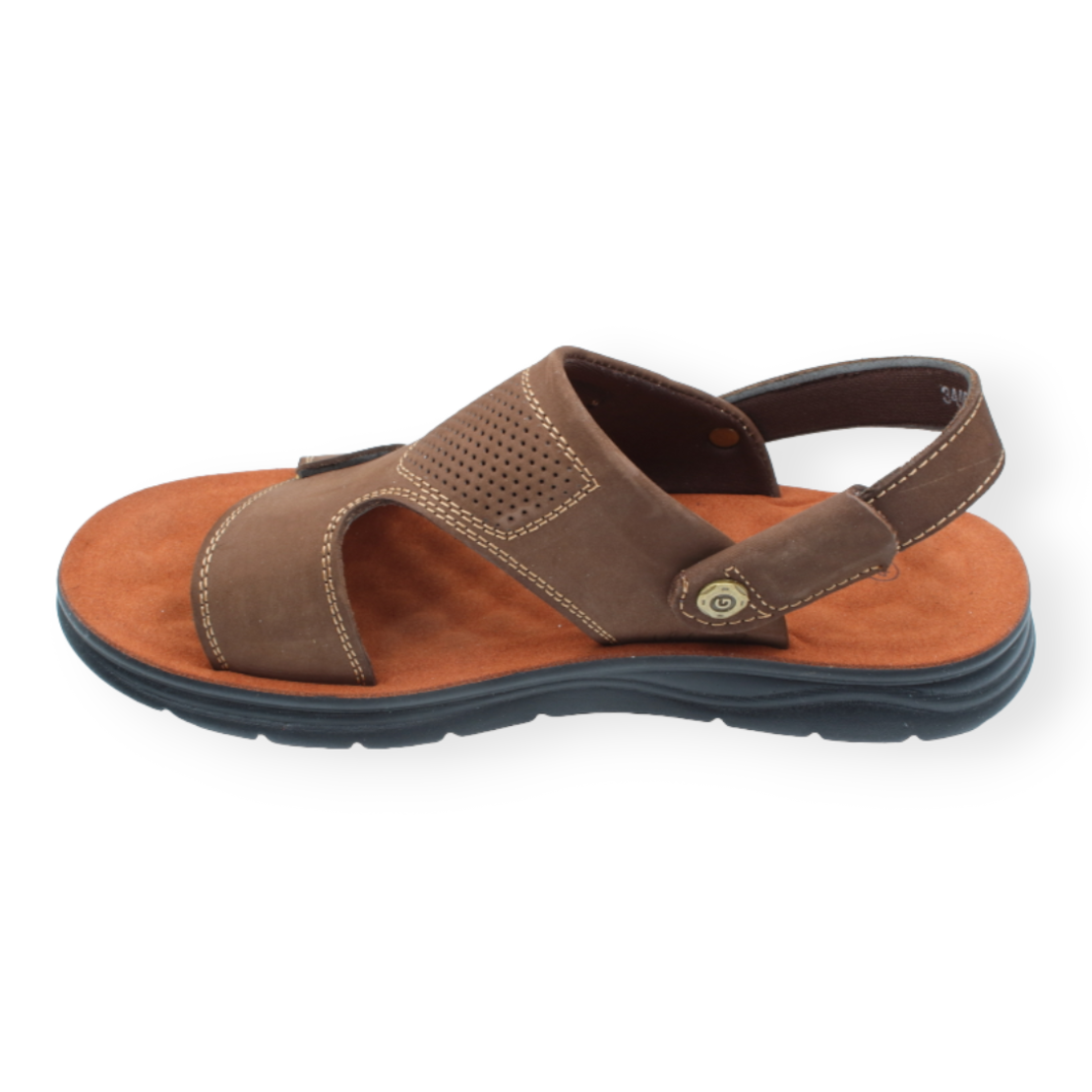 Hush Puppies כפכף/סנדל גבר פלה רחבה 344070 חום