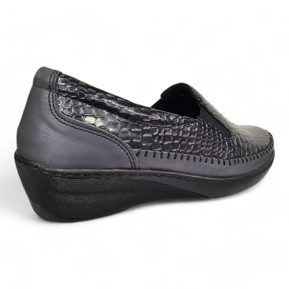 Fly Foot נעל סירה רוקי גומיות 621342 אפור
