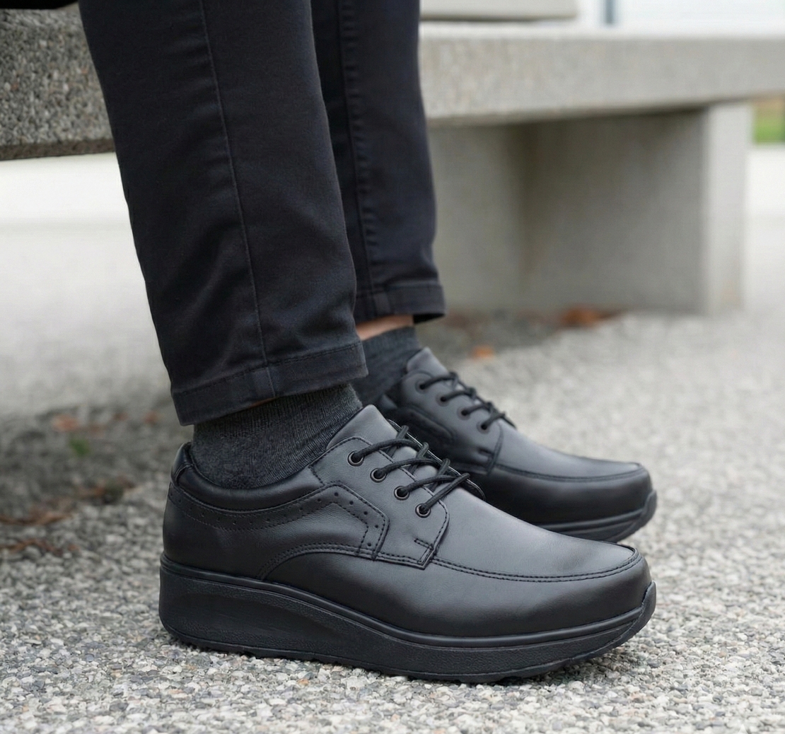 WilWoc נעל דגם מאסטר שחור גבר 1001