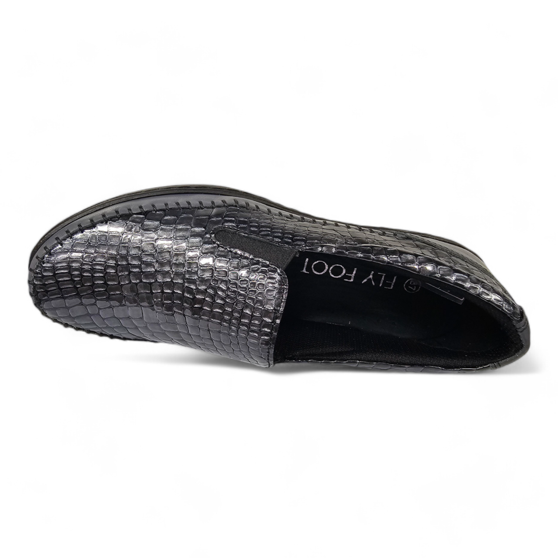 Fly Foot נעל סירה רוקי גומיות 621342 אפור